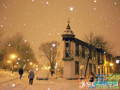 下雪的唯美图片