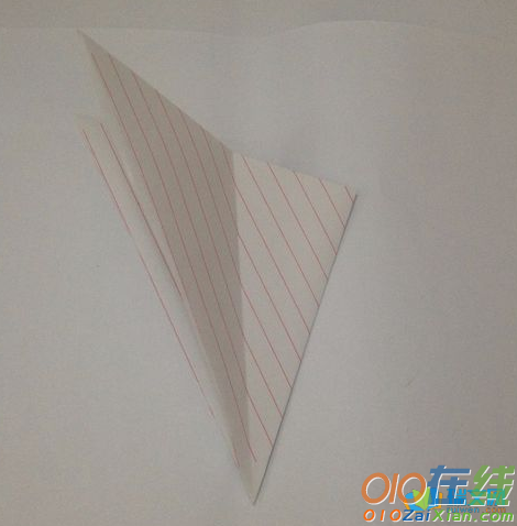 正方形折纸飞机图解