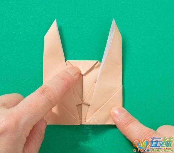折纸小兔子的叠法简单