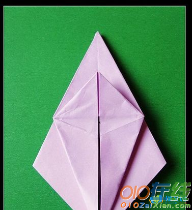 百合花的折纸做法