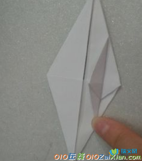 立体千纸鹤的折法图解