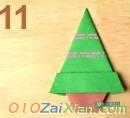 简单的小圣诞树折纸教程