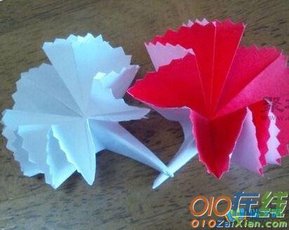 简单康乃馨的做法折纸