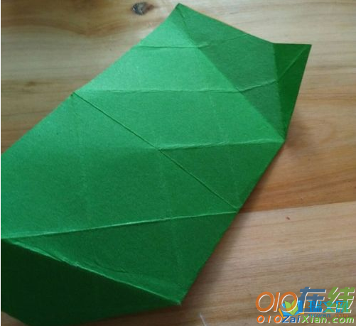 简单圣诞树折纸图解教程