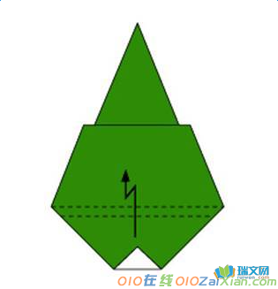 简单圣诞树的折纸图解教程