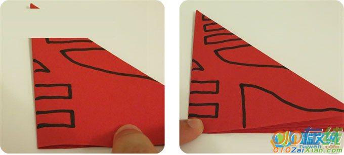 春节立体剪纸方法教程