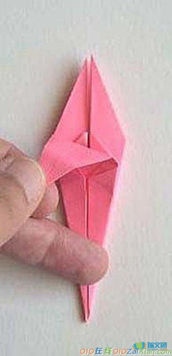 百合花折纸教程