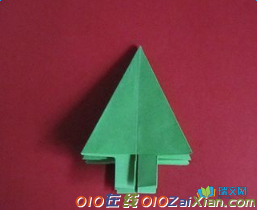 圣诞树简单折纸