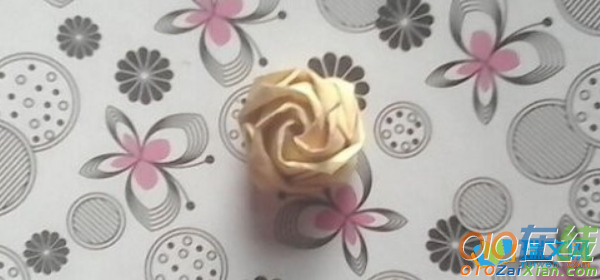简单川崎玫瑰花的折法