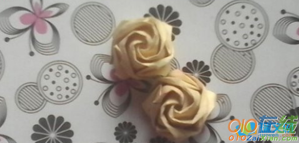 简单川崎玫瑰花的折法
