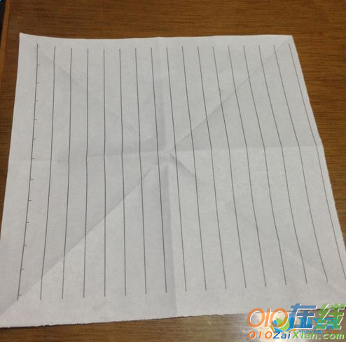 儿童千纸鹤的折法
