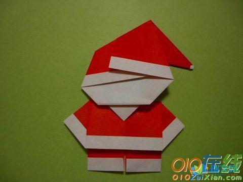 超级cute的圣诞娃娃折纸图解