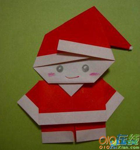 超级cute的圣诞娃娃折纸图解
