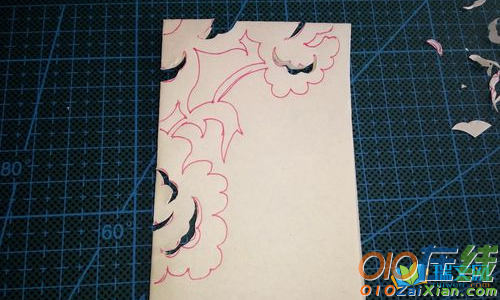 剪纸牡丹花图案步骤