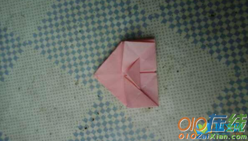 最简单的折纸玫瑰花