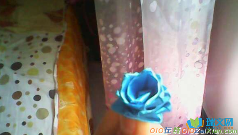 非常简单的玫瑰花折纸