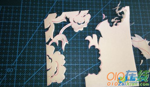 牡丹花剪纸图片