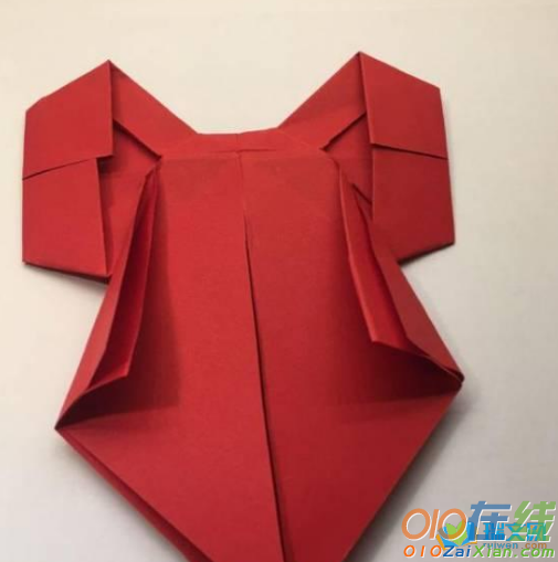 蝴蝶结折纸方法