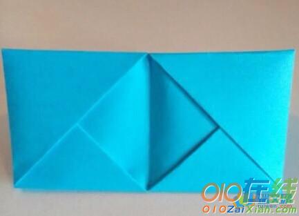 三角折纸笔筒图解步骤