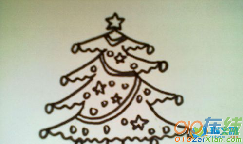 圣诞树图片简笔画