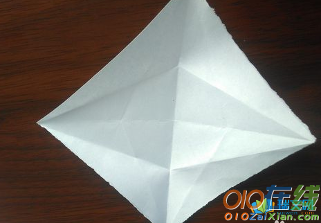 简单的折纸百合花制作