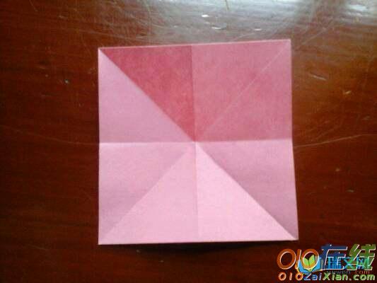 百合花简单折纸