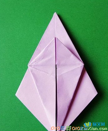手工折纸简单的百合花