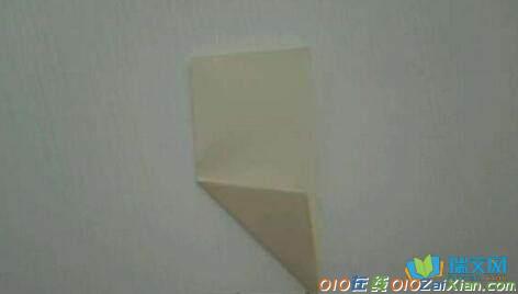 简单折纸百合花折法