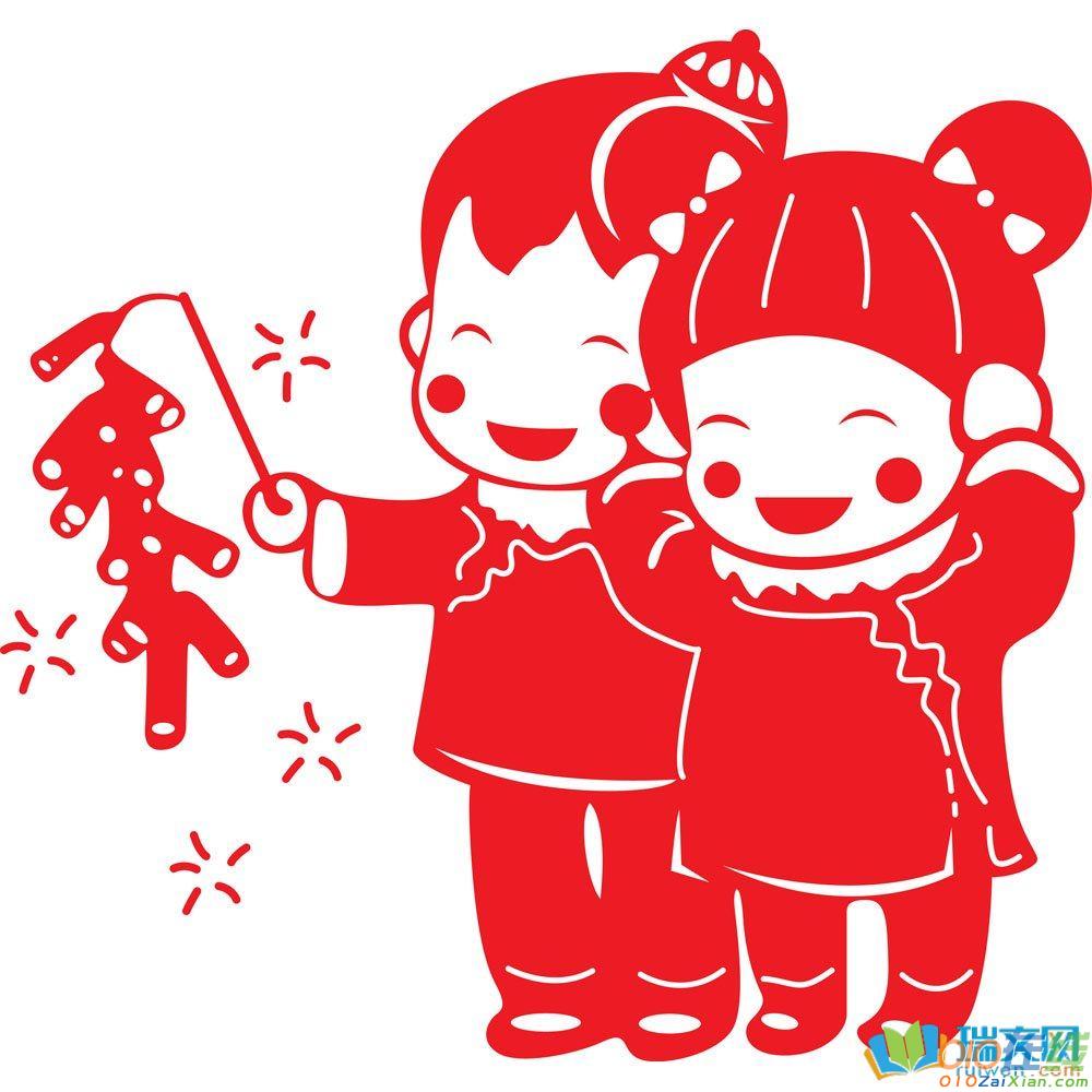 春节放鞭炮儿童图片