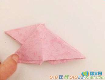 简单蝴蝶结折纸
