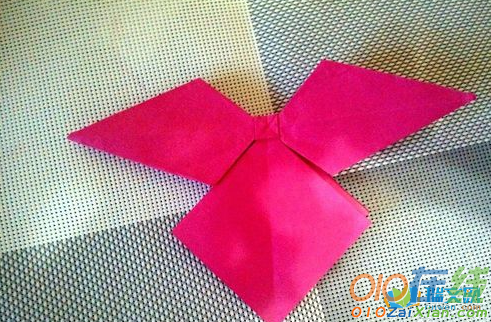 简单的折纸蝴蝶结
