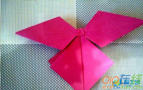 简单的折纸蝴蝶结