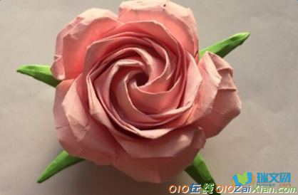 佐藤玫瑰花的折法图解