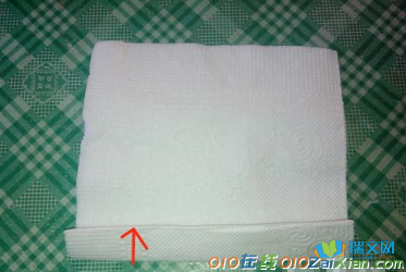 餐巾纸折纸玫瑰花教程