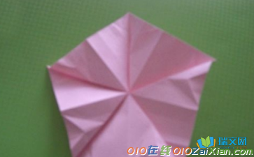 简单易学的玫瑰花折纸步骤图解