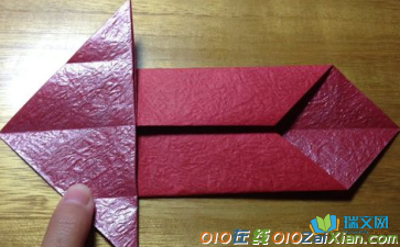 折纸爱心盒子简单图解