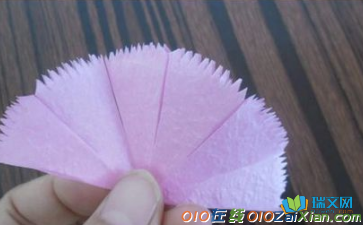 儿童折纸康乃馨的折法