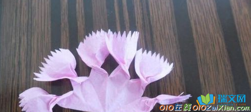 儿童折纸康乃馨的折法
