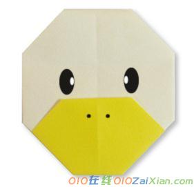 小鸭子的手工折纸教程