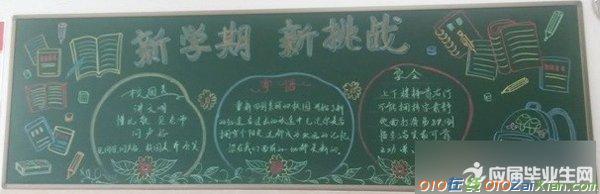 高一新学期黑板报资料