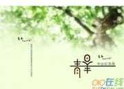 簡短的歌頌青春的詩歌