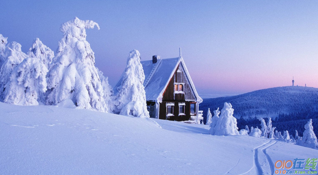 形容冬季雪景的优美句子70句