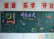 科技文化節黑板報