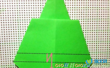 圣诞树折纸图解