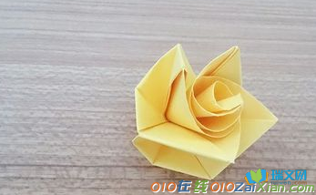 玫瑰花折纸教程步骤图解