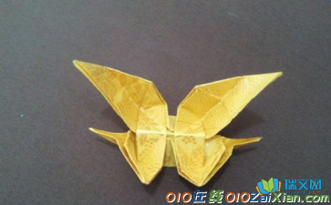 立体蝴蝶折纸图解