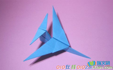 立体小飞机折纸图解