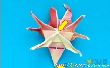 简单螃蟹折纸图解