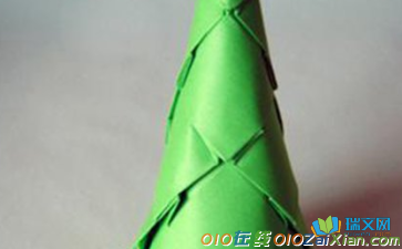 复杂圣诞树折纸图解