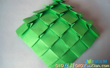 复杂圣诞树折纸图解